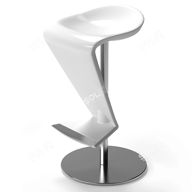 Zippo Stool: Stylish and Compact 3D model image 2