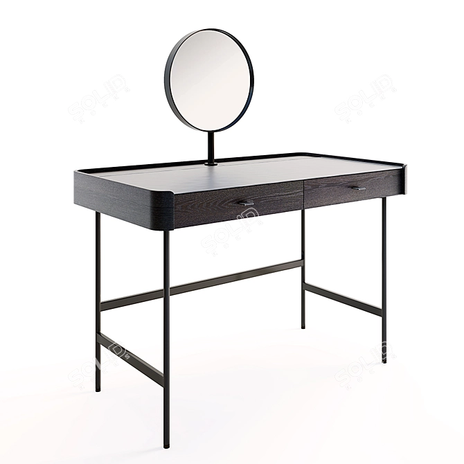 DAFTO Dressing Table: Elegant and Functional 3D model image 2