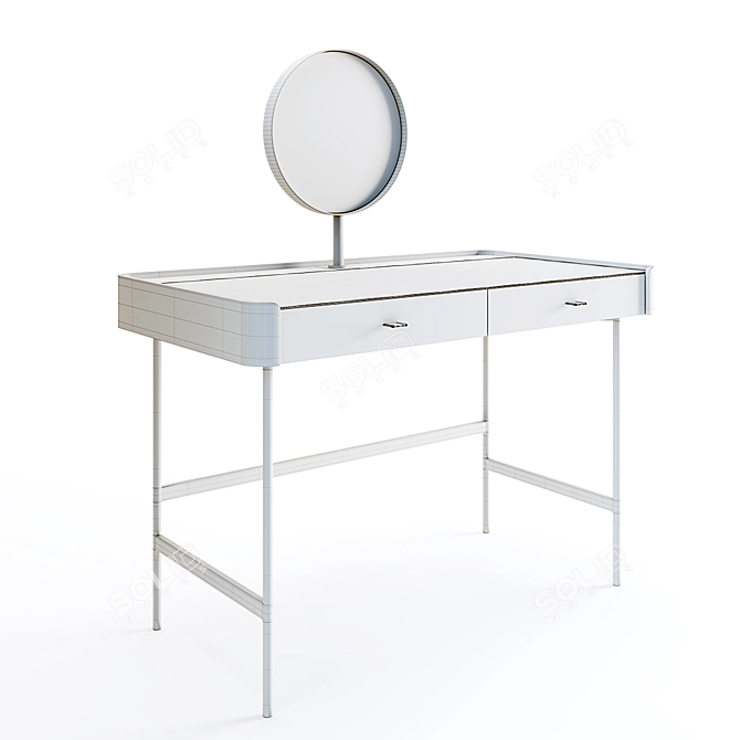 DAFTO Dressing Table: Elegant and Functional 3D model image 3