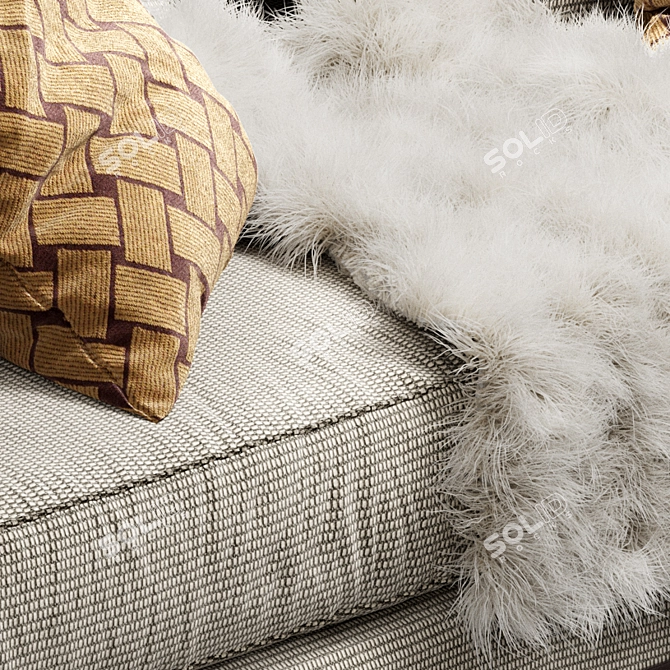 Luxury Minotti West Sofa 3D model image 2