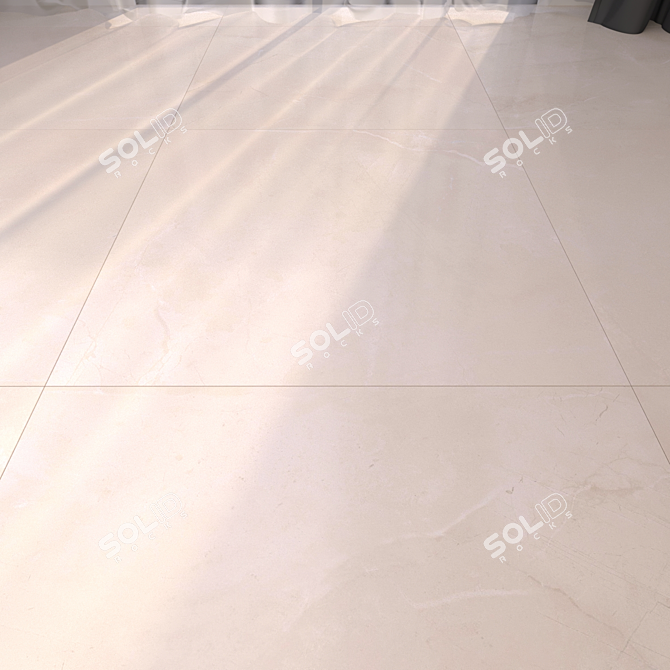 Luxury Marble Floor Tiles 3D model image 1