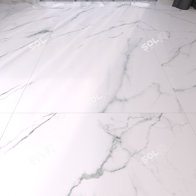 HD Marble Textures: Corona & Vray Materials 3D model image 1