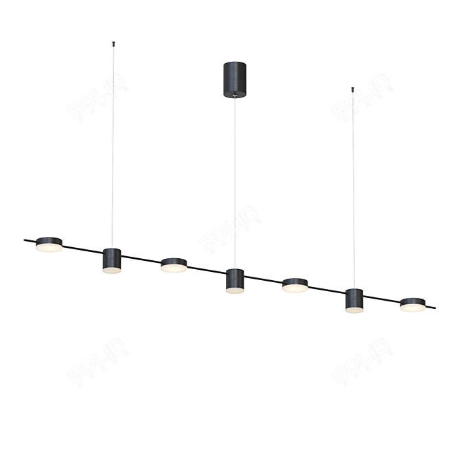 Modern LED Linear Lamp - Lampatron SUNSHINE 3D model image 2