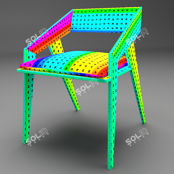 Jory Brigham's Hank Chair 3D model image 3
