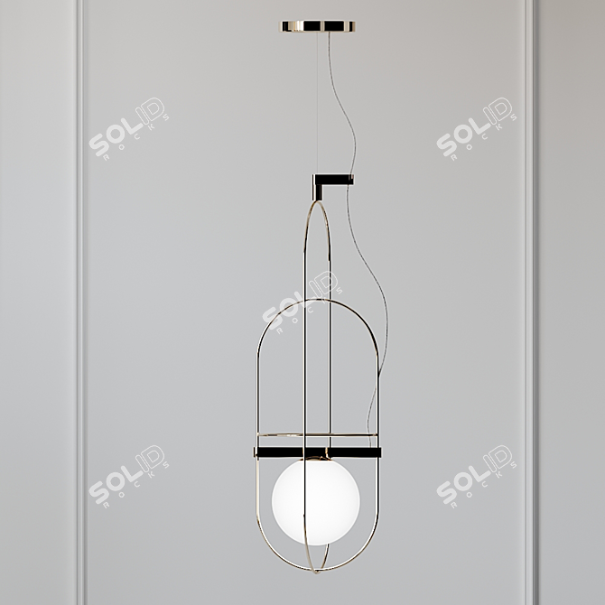 Elegant Illumination: SETAREH Pendant Lamp 3D model image 2