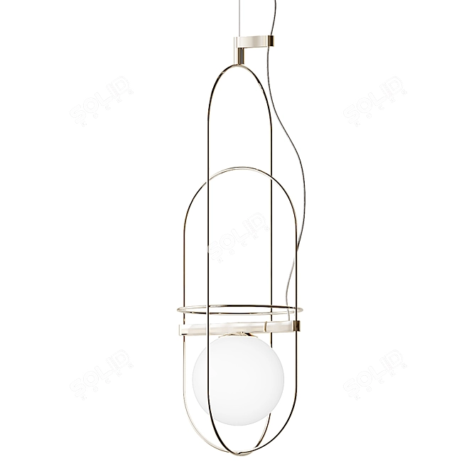 Elegant Illumination: SETAREH Pendant Lamp 3D model image 3