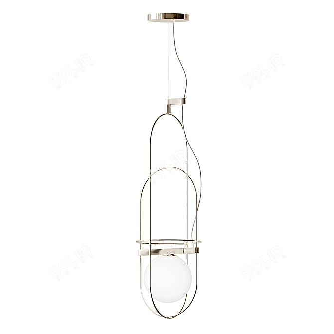 Elegant Illumination: SETAREH Pendant Lamp 3D model image 4