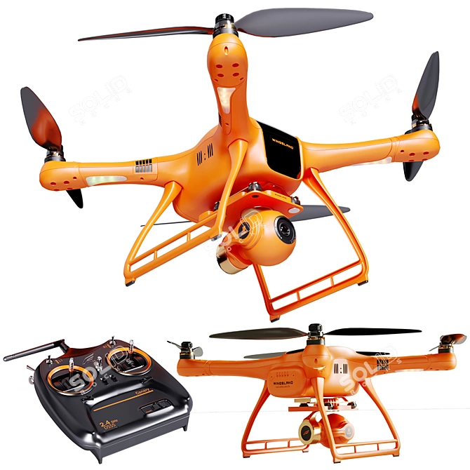 Wingsland Minivet M1 GPS Drone 3D model image 2