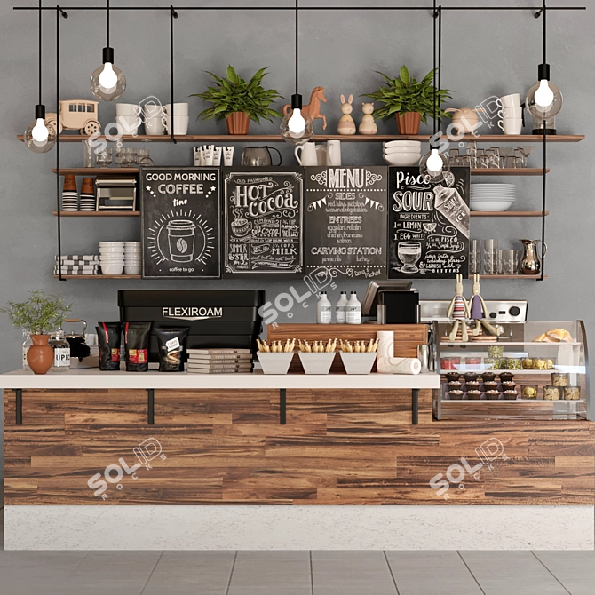 Sensational Coffee Delights: Perfect Designs for Coffee Points! 3D model image 1