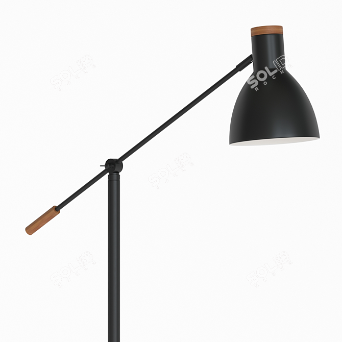 Elegant LaForma Scarlett Floor Lamp 3D model image 2