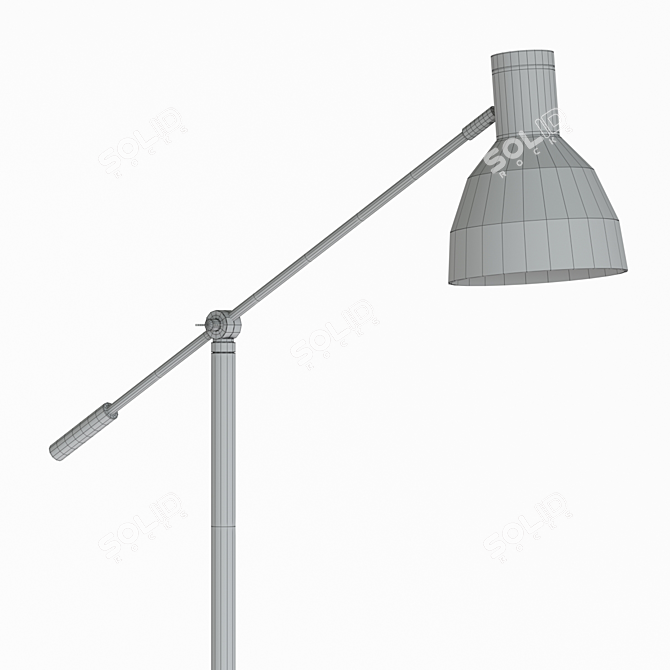 Elegant LaForma Scarlett Floor Lamp 3D model image 3