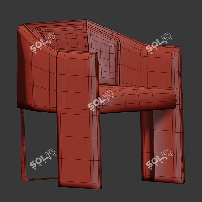 Sleek Ketch Chair: Modern Elegance 3D model image 3