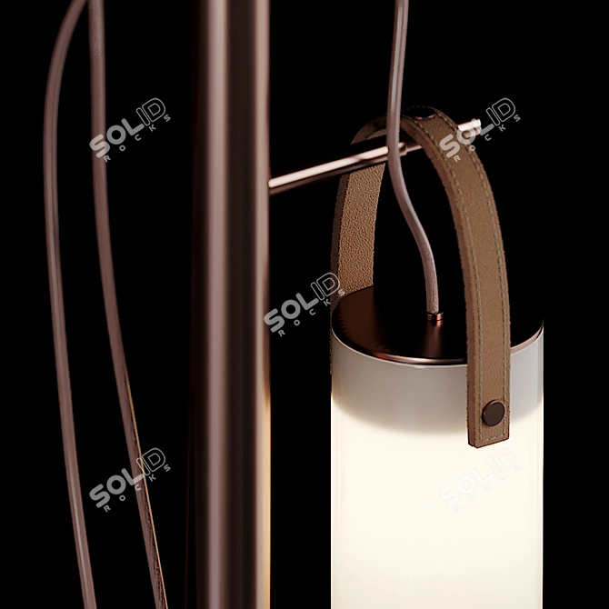 Elegance Illuminated: GALERIE Floor Lamp 3D model image 2