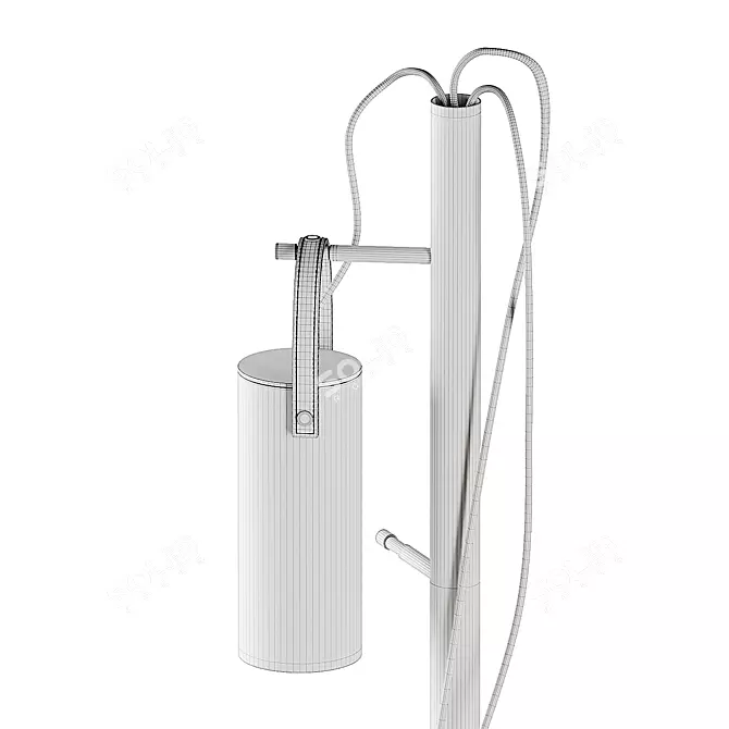 Elegance Illuminated: GALERIE Floor Lamp 3D model image 7