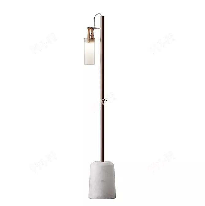 GALERIE FontanaArte Floor Lamp: Sleek Elegance! 3D model image 4