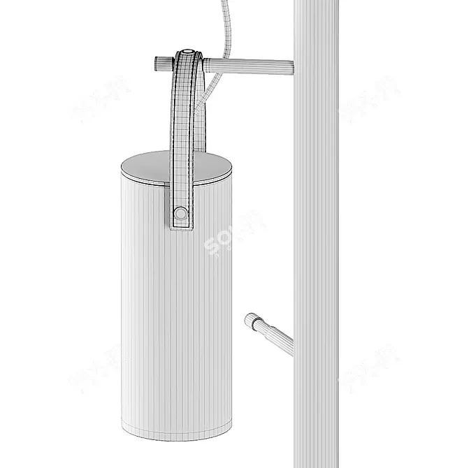 GALERIE FontanaArte Floor Lamp: Sleek Elegance! 3D model image 5