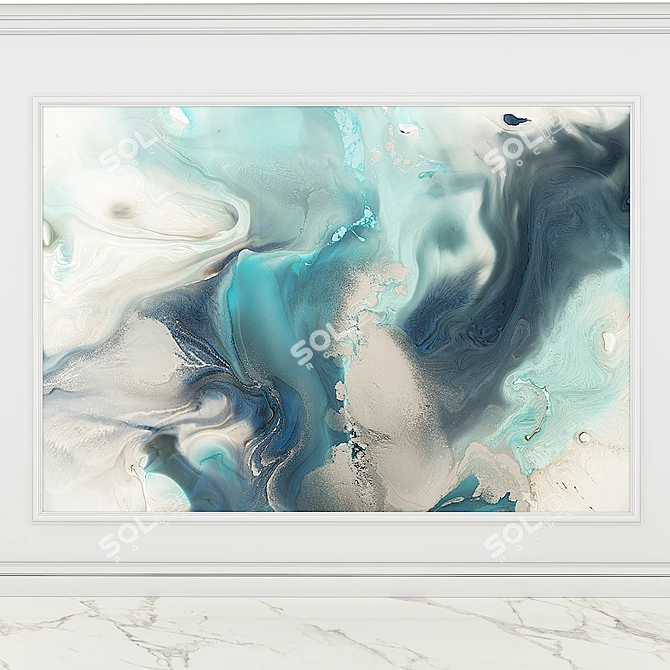 Fluid Art Masterpiece FA_05S4 3D model image 2