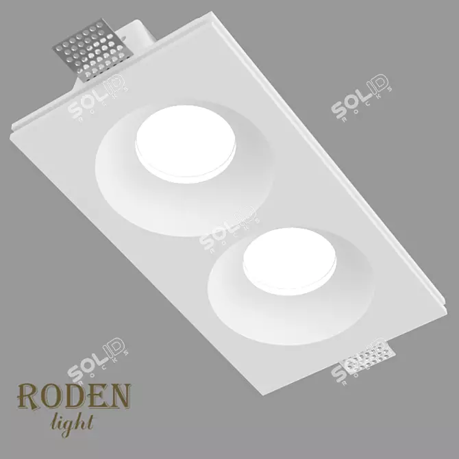 RODEN-light RD-212: Plaster Embedded MR-16 Spotlight 3D model image 1