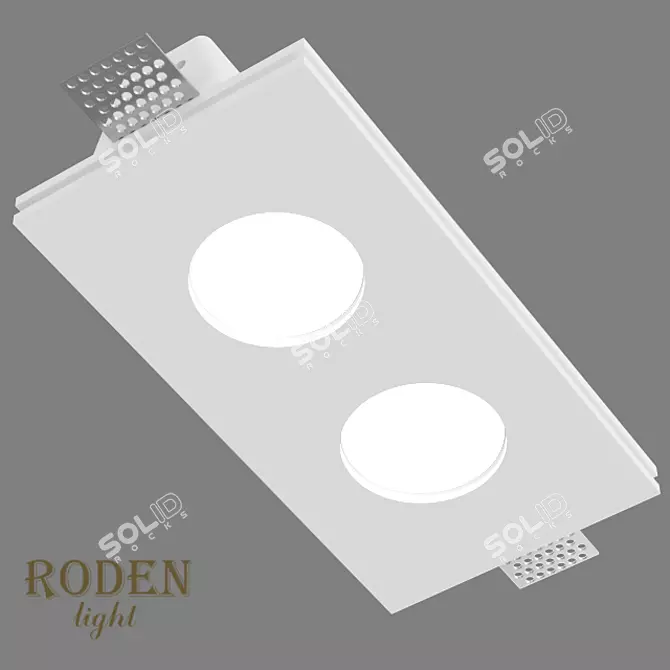 RODEN-light RD-211: Plaster Under Plaster Luminaire 3D model image 1