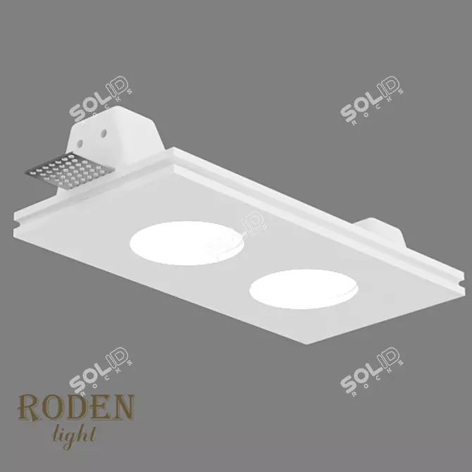 RODEN-light RD-211: Plaster Under Plaster Luminaire 3D model image 2