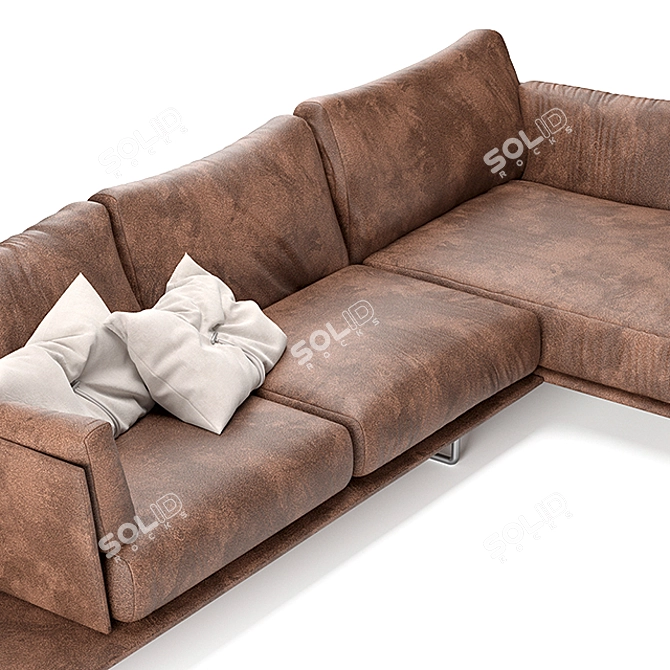 Modern Vessel Sofa: Gamma Arredamenti 3D model image 2