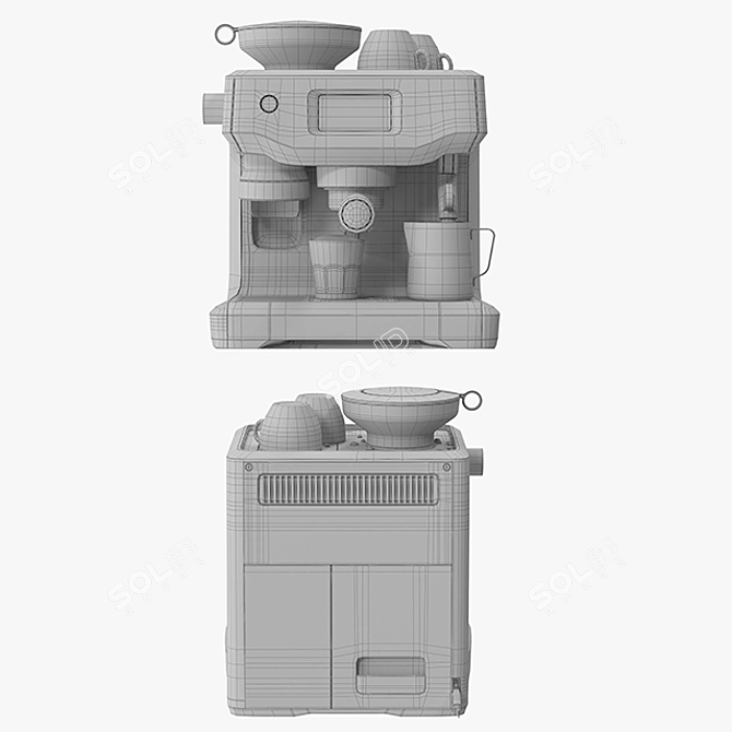 Ultimate Barista Experience: Breville Oracle Touch 3D model image 3