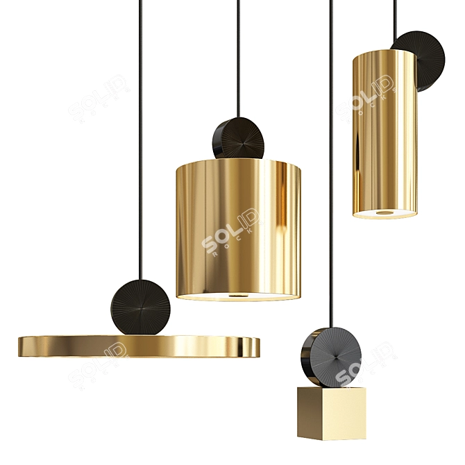 Title: Modern Pendant Lights Collection 3D model image 3