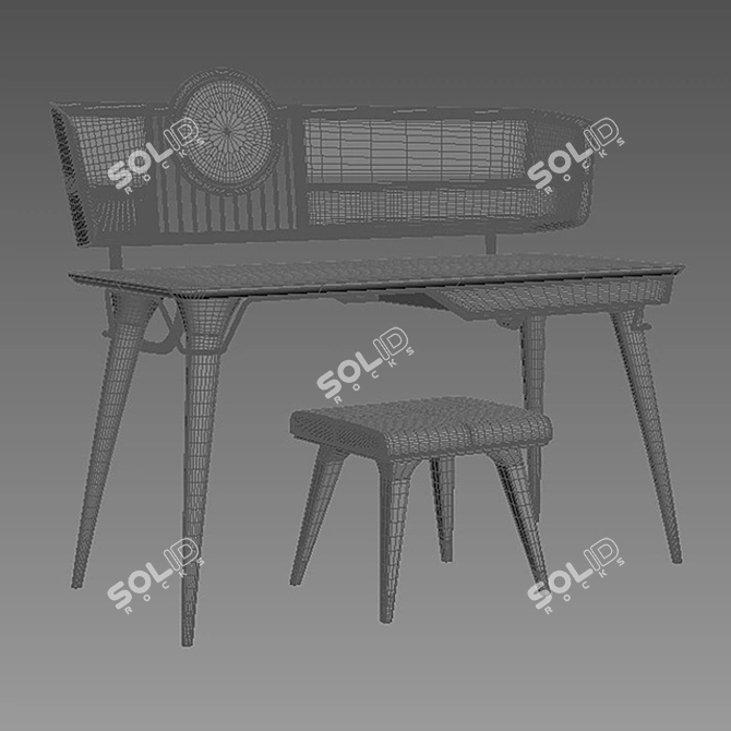 Eco-Style Turri Dressing Table 3D model image 3