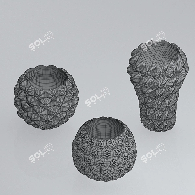 Stunning Decorative Tumbler 3D model image 3