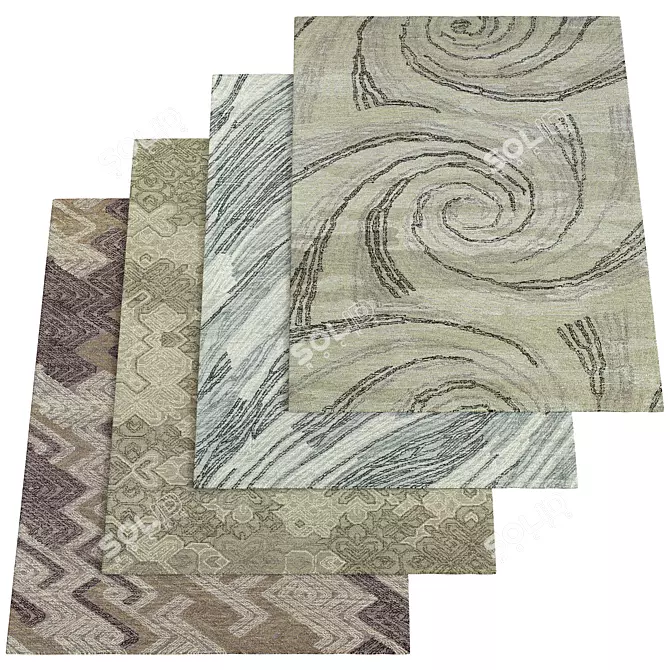 Luxury 54" Carpet 3D model image 1