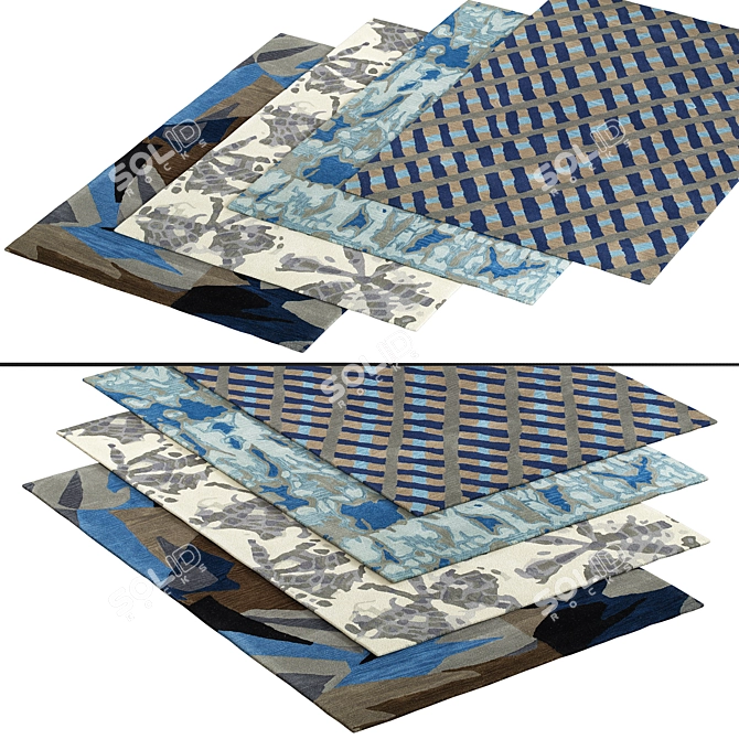 Luxury Plush Carpet, 55 3D model image 2