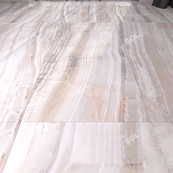 Luxury Marble Floor Tiles 3D model image 3