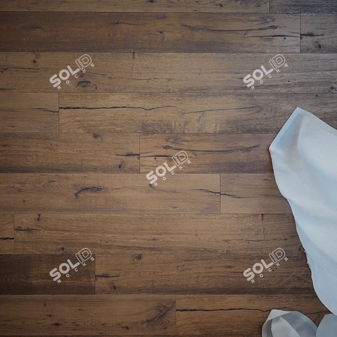 Aruba Oak Floor: High Quality Wooden Flooring 3D model image 2