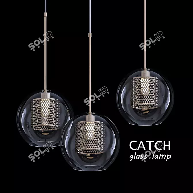 Fire Design Lamps: Catch-2013, V-Ray, 3Ds Max 3D model image 1