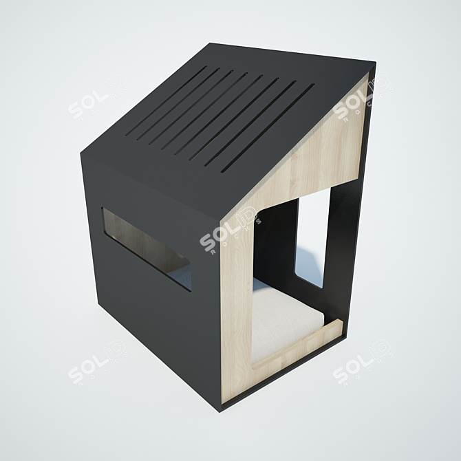 UrbanPet House | Stylish Resting Spot 3D model image 2