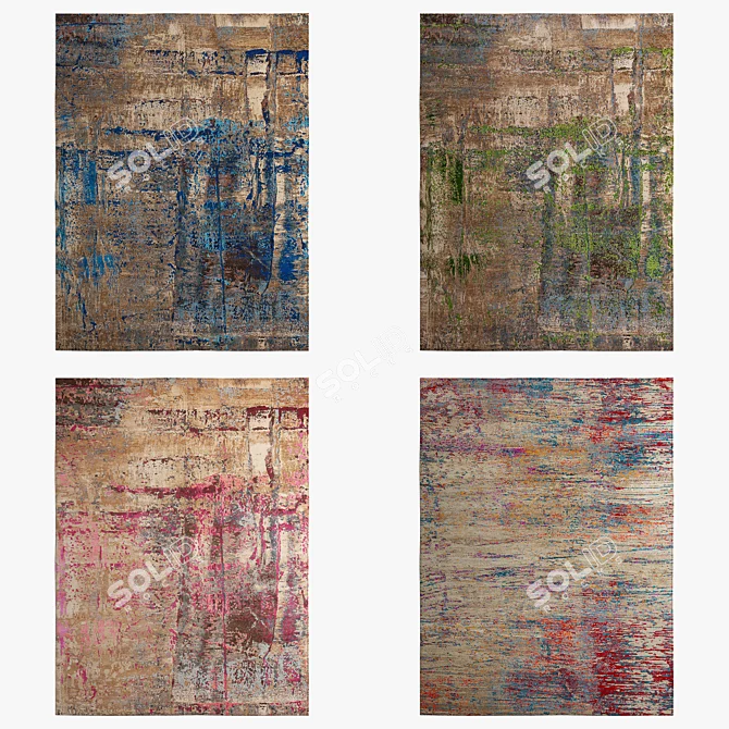 Jan Kath Artwork Rugs Collection 3D model image 2