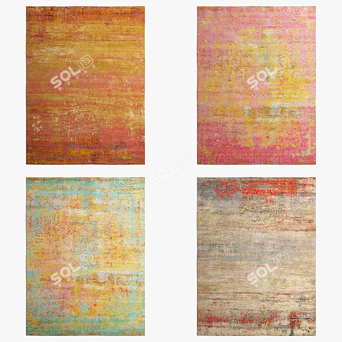 Jan Kath Artwork Rugs Collection 3D model image 2