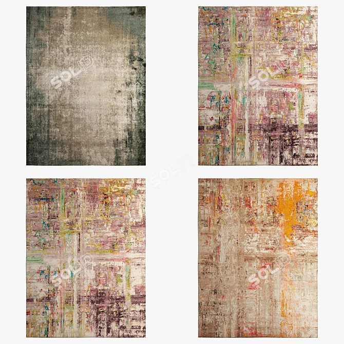 Jan Kath Artwork Rugs Collection 3D model image 2