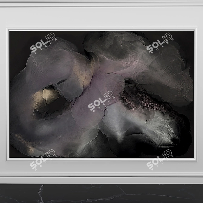 Fluid Art Panel - FA_13A1 3D model image 1