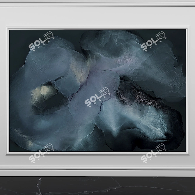 Fluid Art Panel - FA_13A1 3D model image 2