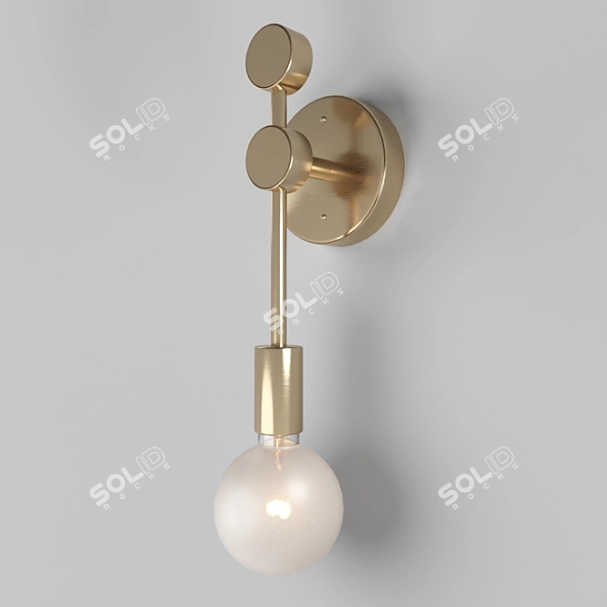 Modern Brass Simone 44.2051 3D model image 1