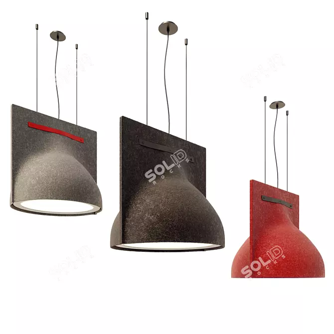 BuzziBell LED Ceiling Light 3D model image 1