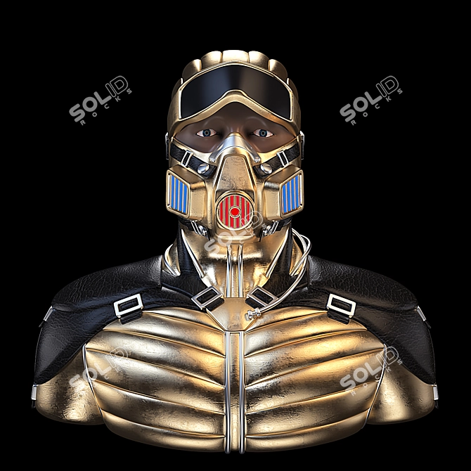 Ice Cold Warrior: Mortal Kombat 3D model image 2