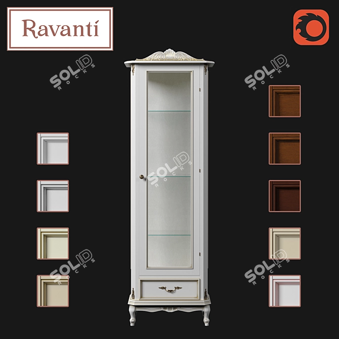 Title: Ravanti Showcase №2 - Elegant Design and Versatility 3D model image 1