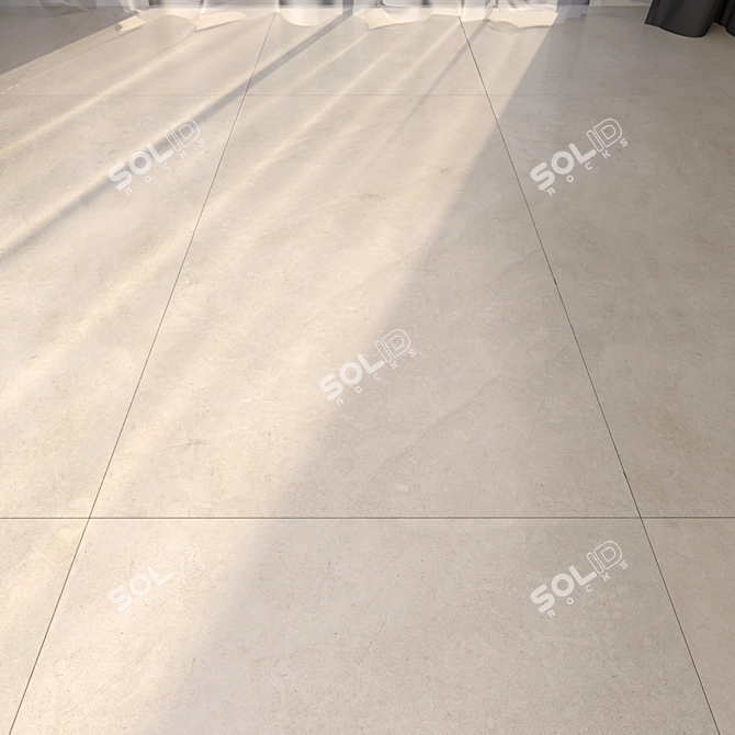 HD Marble Floor Tiles 3D model image 3