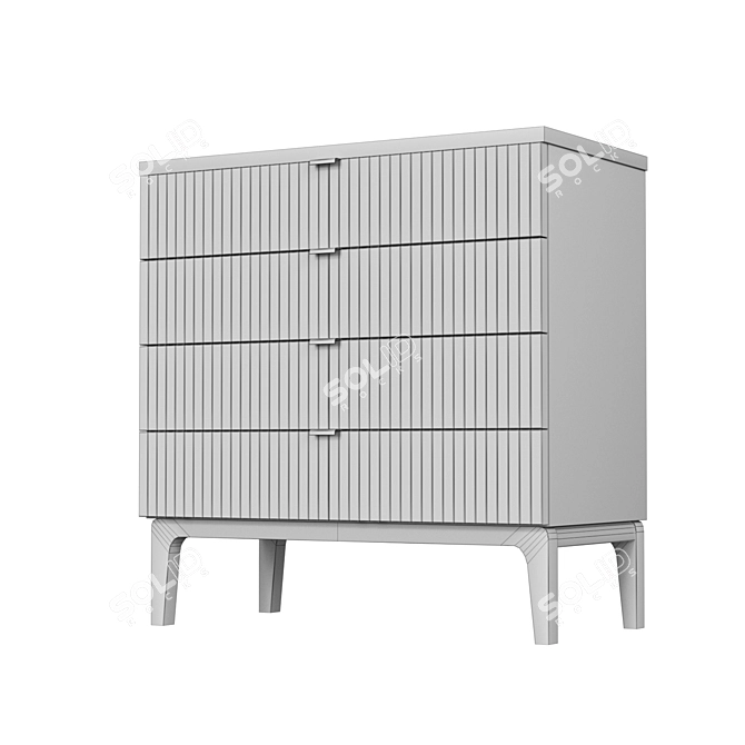 Chess Collection Chest of Drawers 3D model image 2