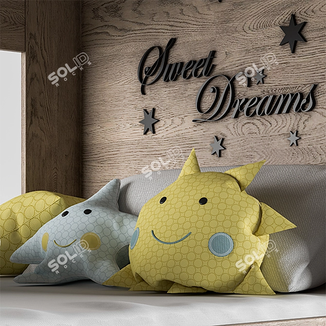 Castle Dreams Kids Bed 3D model image 2