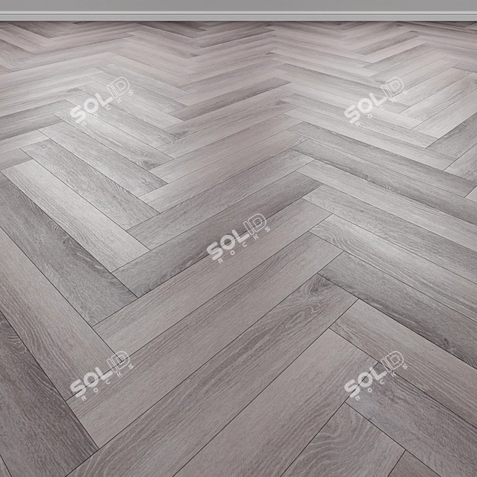 Mikelandzhelo Vinyl Parquet - Durable 43 Class Wear Resistance 3D model image 1