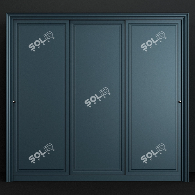 Modern Storage Cabinet 2022 3D model image 1