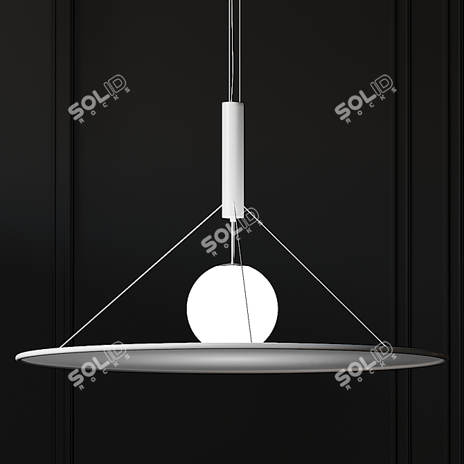 Elegant Pendant Light by AXOLIGHT 3D model image 1